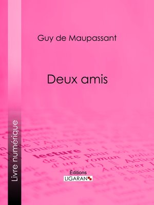 cover image of Deux amis
